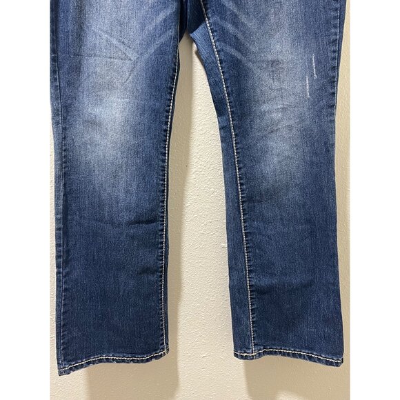 Nine West Vintage America Jeans Womens 14/32 Blue Stretch Denim - Picture 5 of 15
